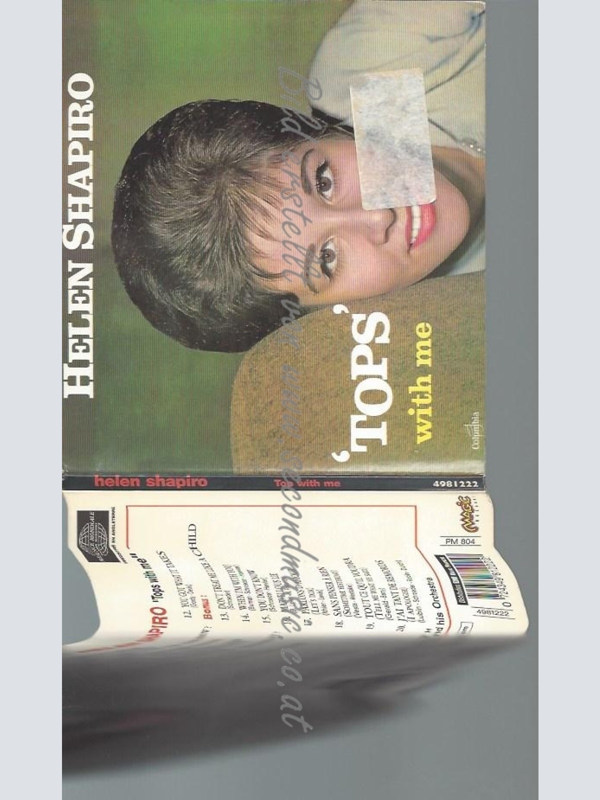 CD--HELEN SHAPIRO--TOPS WITH ME -+8 BONUS TRACKS-