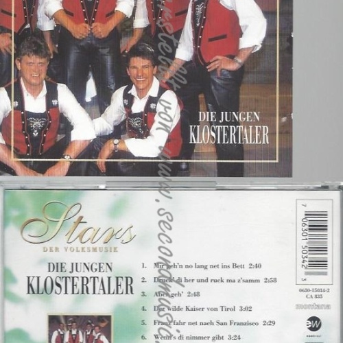 CD--JUNGEN KLOSTERTALER--STARS DER VOLKSMUSIK