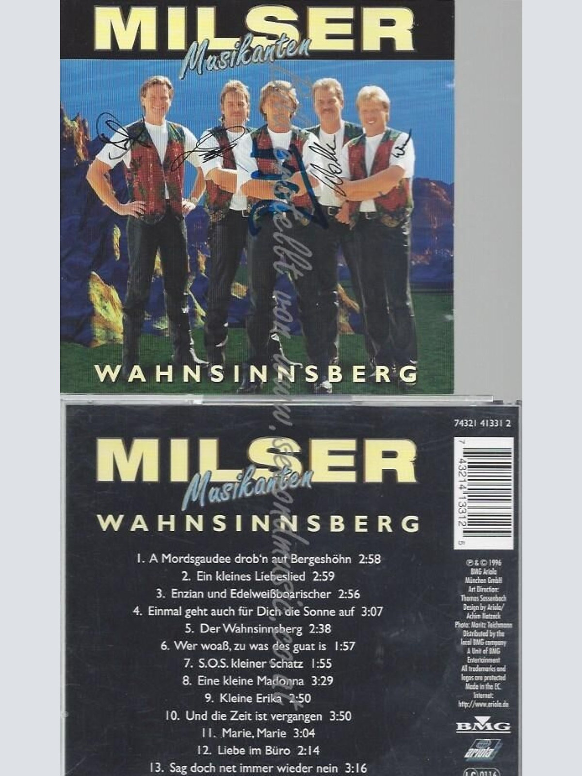 CD--MILSER MUSIKANTEN--WAHNSINNSBERG