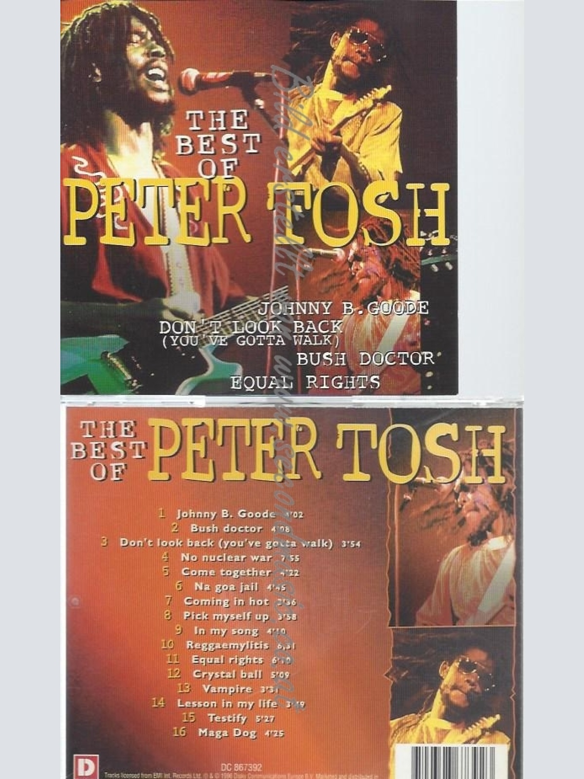 CD--PETER TOSH--BEST OF