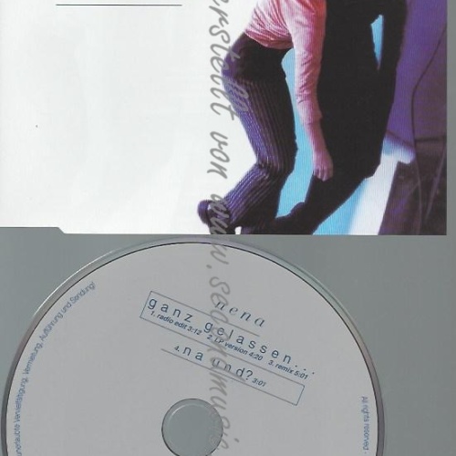 CD--NENA--GANZ GELASSEN | SINGLE