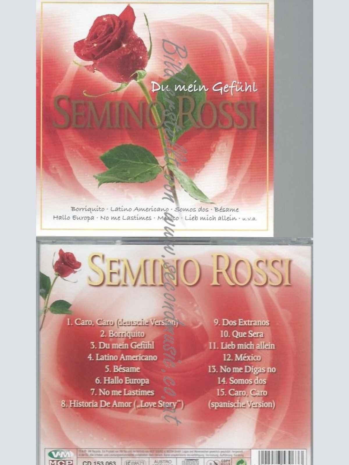 CD--SEMINO ROSSI--DU MEIN GEFÜHL