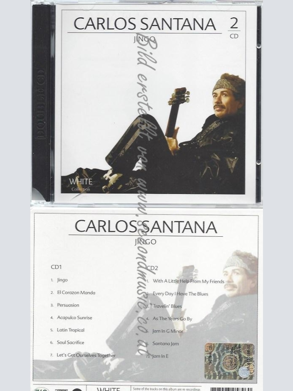 CD--SANTANA--JINGO,WHITE-COLLECTION 2CD | DOPPEL-CD