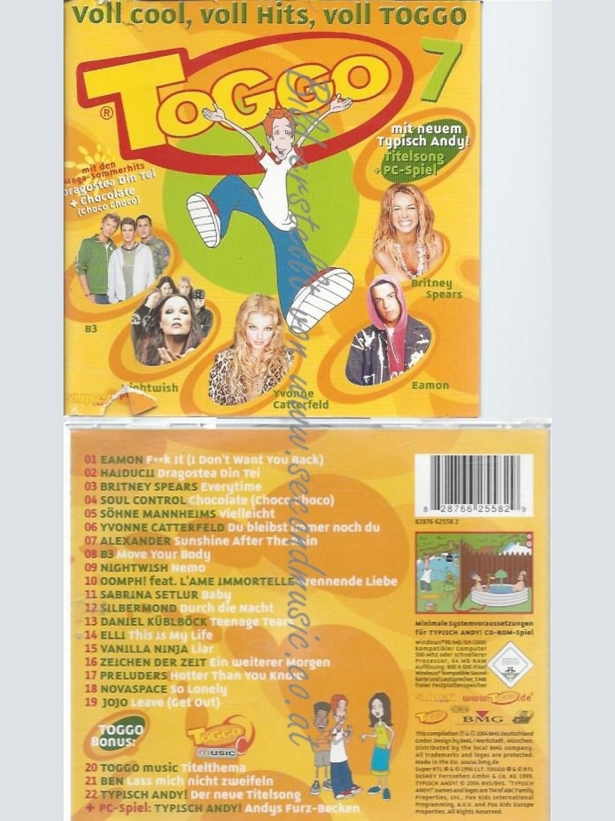 CD--VARIOUS UND B3--TOGGO-DIE 7 TE