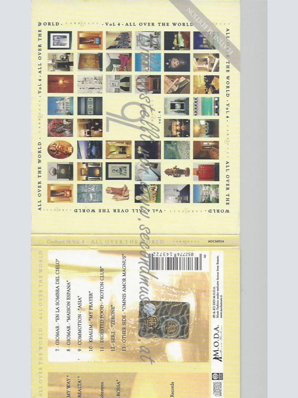 CD--VARIOUS--CARDUCCI '76 VOL.4 -PLATINUM E