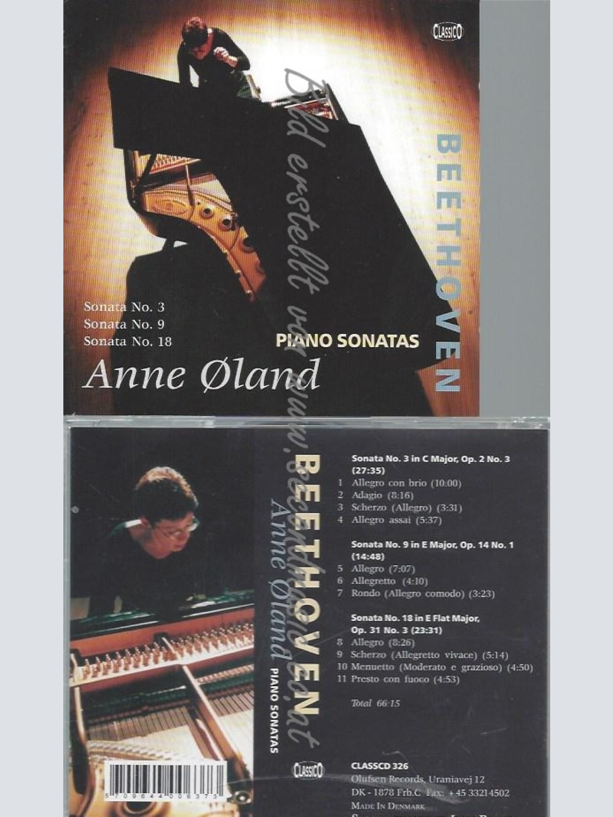 CD--ANNE OELAND UND VARIOUS--PIANO SONATAS