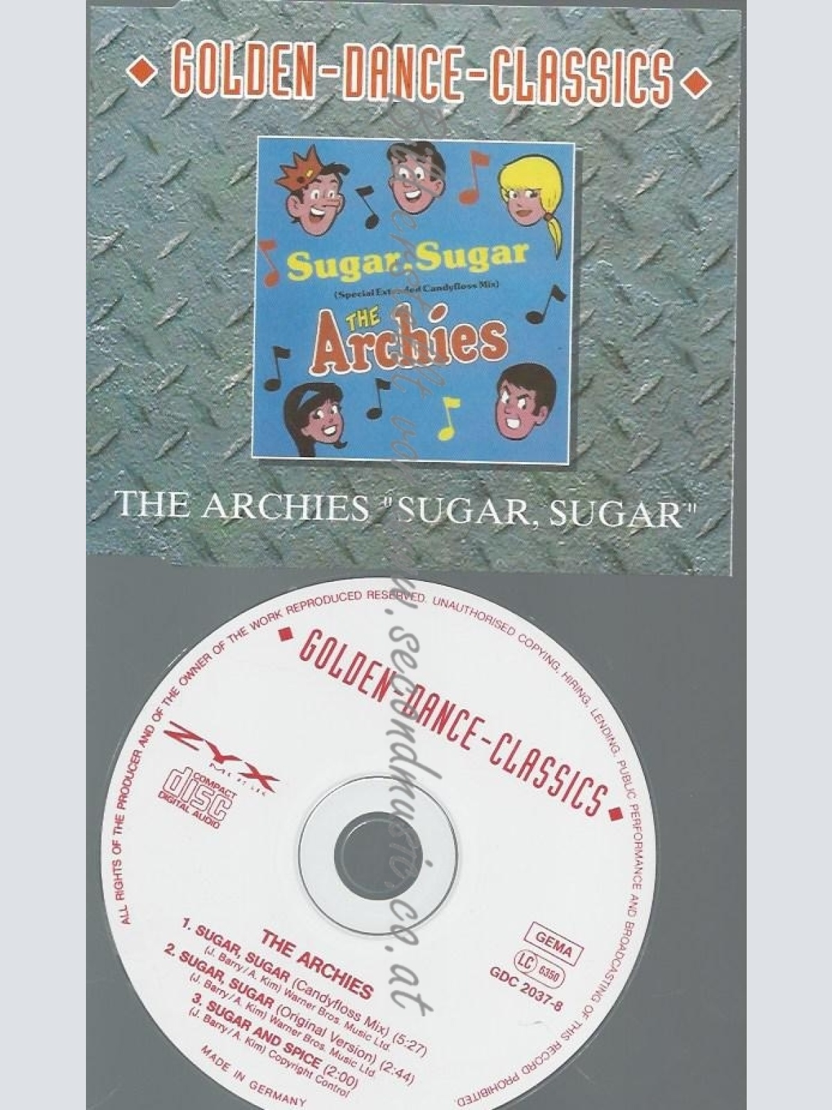 CD--ARCHIES--SUGAR SUGAR | SINGLE