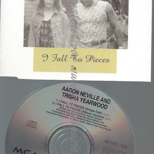 CD--AARON NEVILLE--I FALL TO PIECES -& TRISHA YEARWOOD- | SINGLE