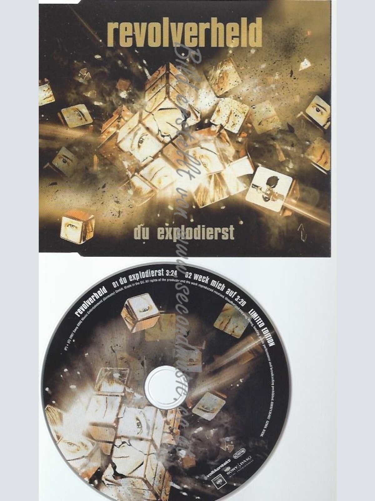 CD--ASIC | SINGLE/ REVOLVERHELD--DU EXPLODIERST
