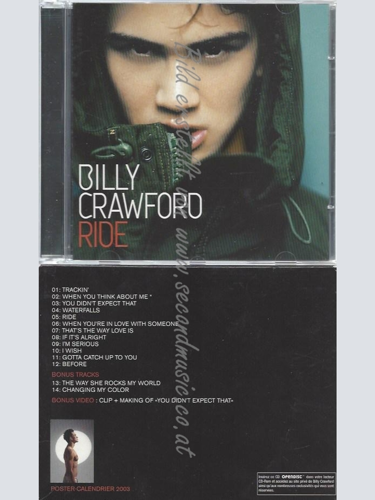 CD--BILLY CRAWFORD--RIDE-LIMITED EDITION | SPECIAL EDITION