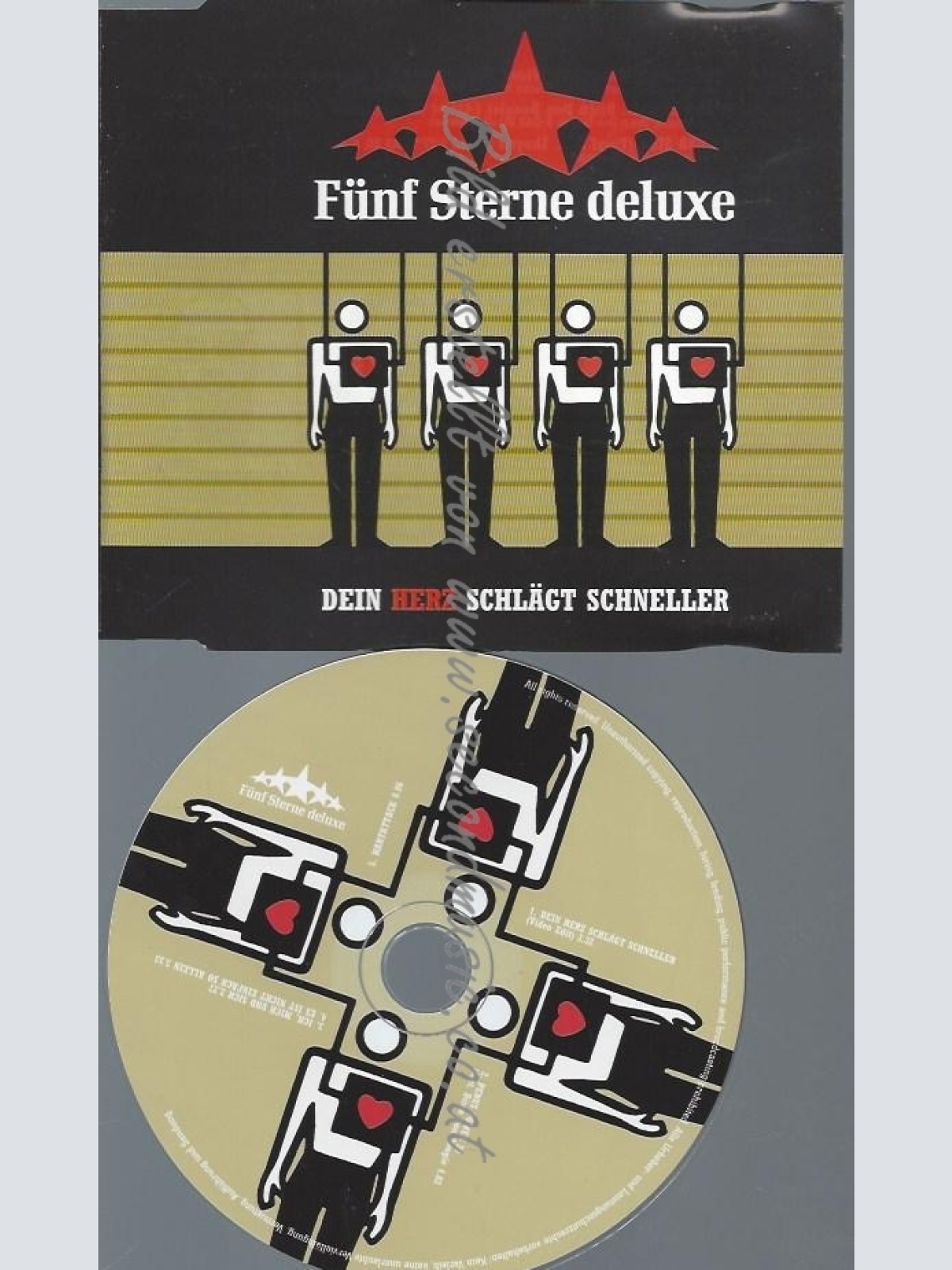 CD--FÜNF STERNE DELUXE--DEIN HERZ SCHLÄGT SCHNELLER | SINGLE