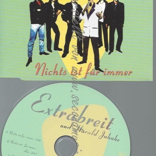 CD--EXTRABREIT UND HARALD JUHNKE--NICHTS IST FÜR IMMER | SINGLE