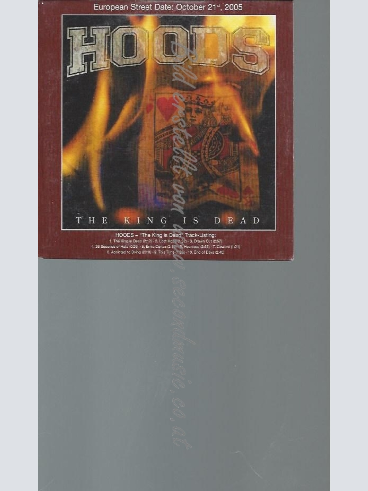 CD--HOODS--THE KING IS DEAD