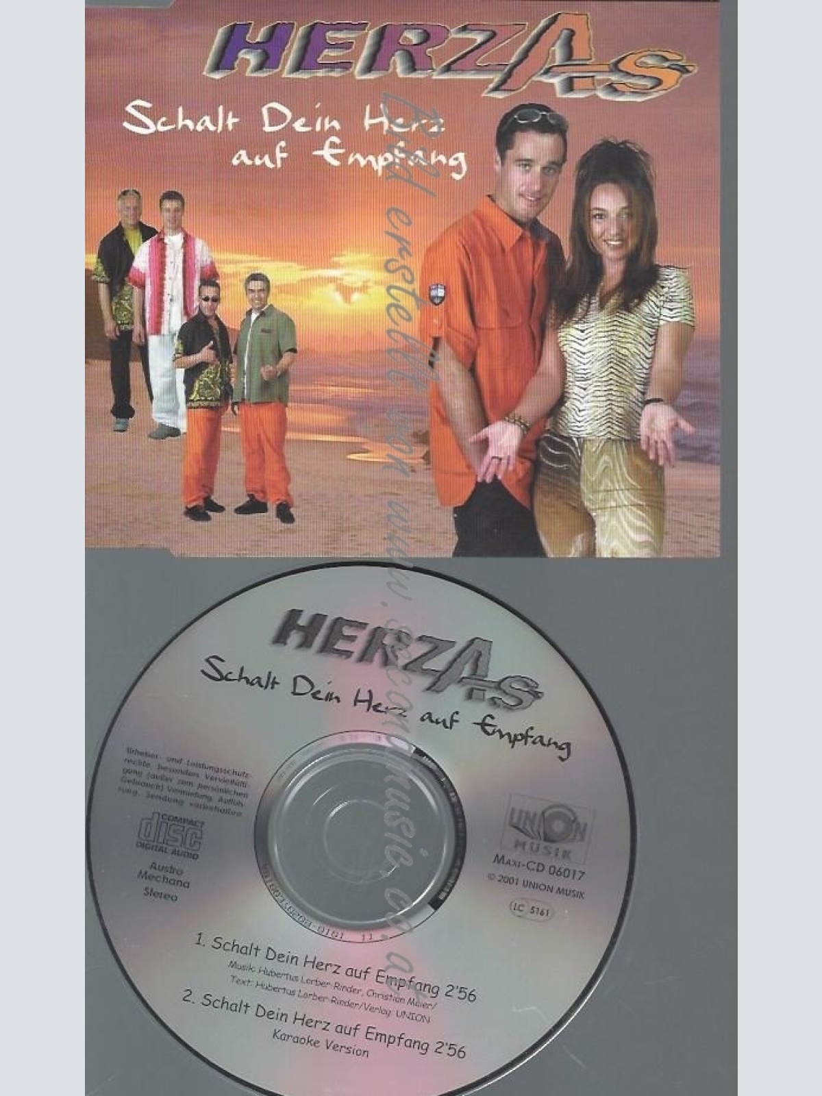 CD--HERZ AS--SCHALT DEIN HERZ AUF EMPFANG -PLUS KARAOKE, -SINGLE