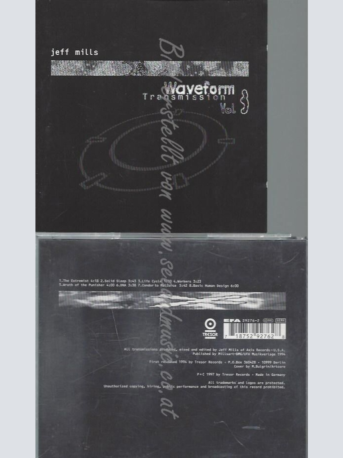 CD--JEFF MILLS--WAVEFORM TRANSMISSION VOL.3