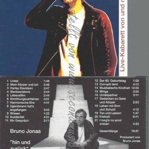 CD--JONAS--HIN UND ZURÜCK