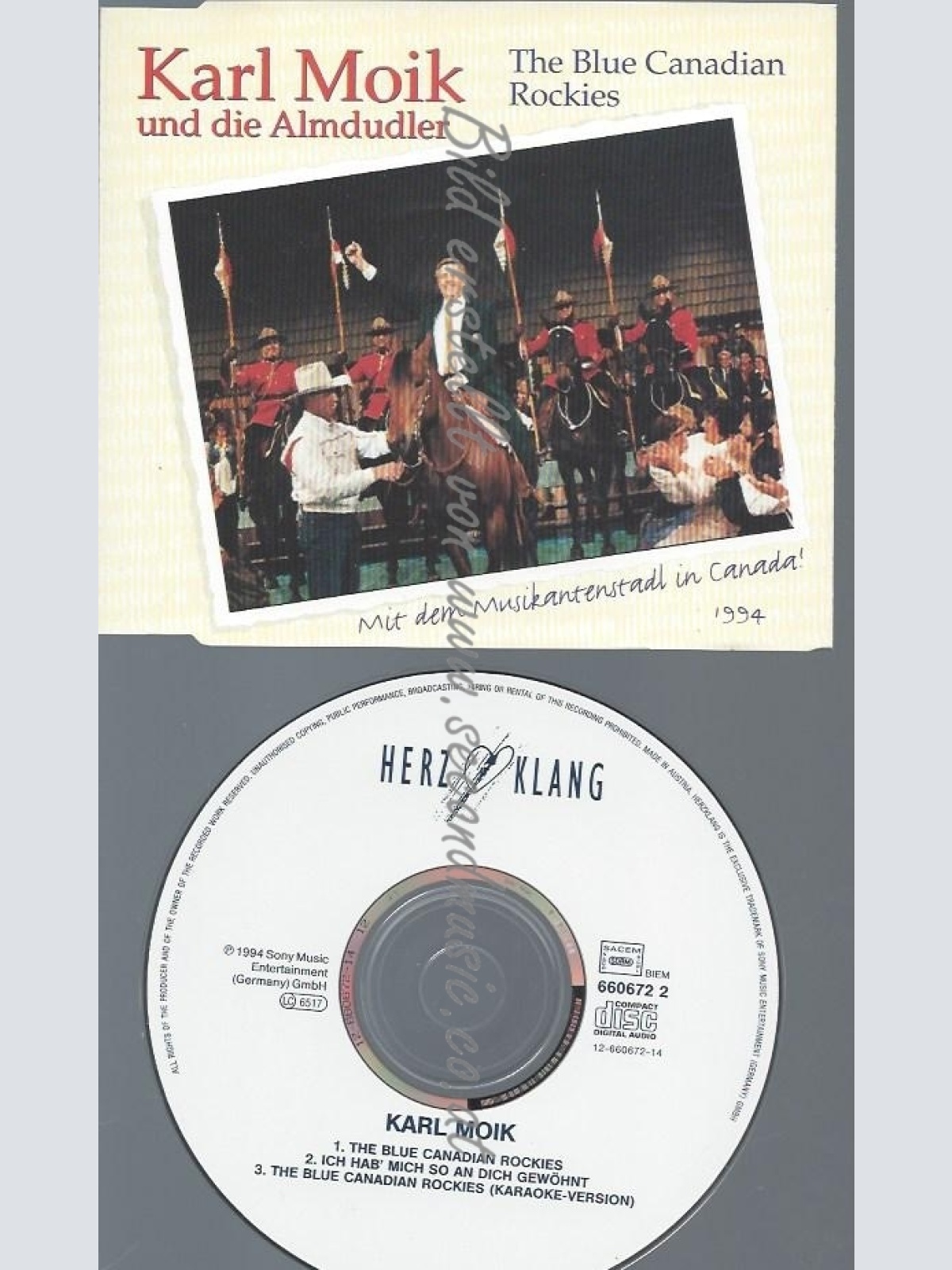 CD--KARL MOIK--THE BLUE CANADIAN ROCKIES