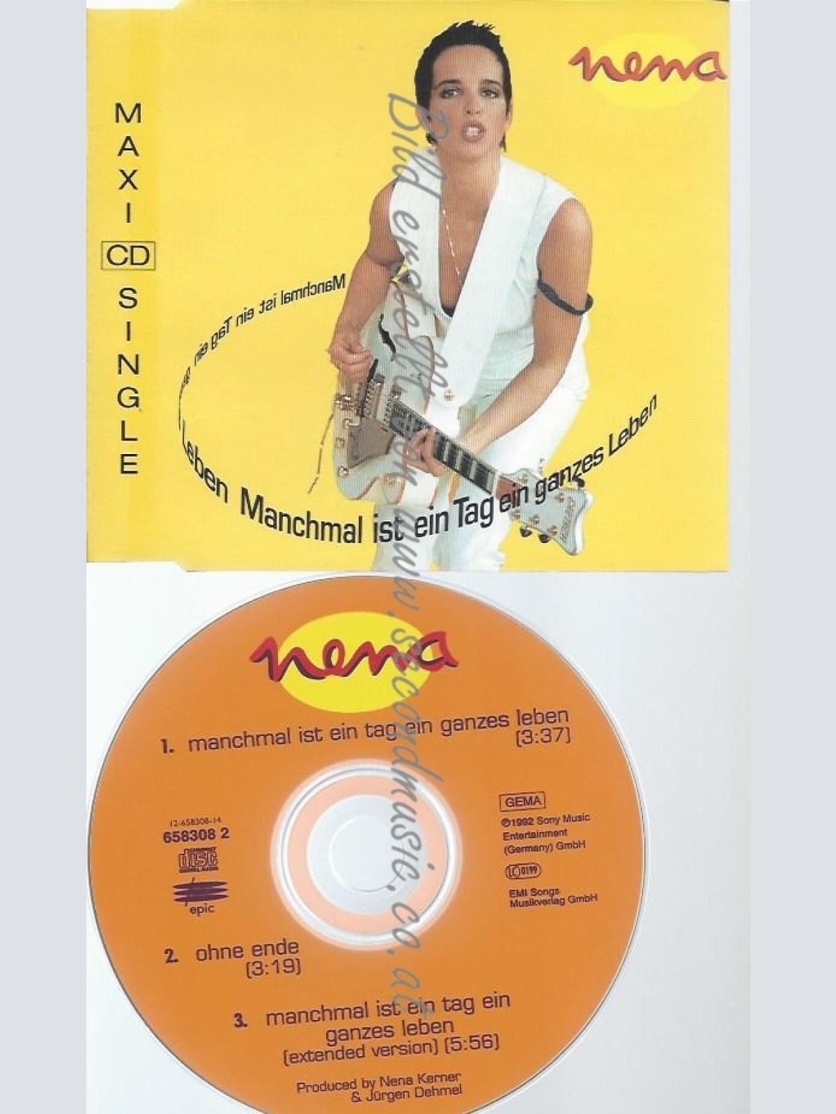 CD--NENA--MANCHMAL IST EIN TAG EIN GANZES LEBEN -, INCL. EXT. VERSION-SINGLE