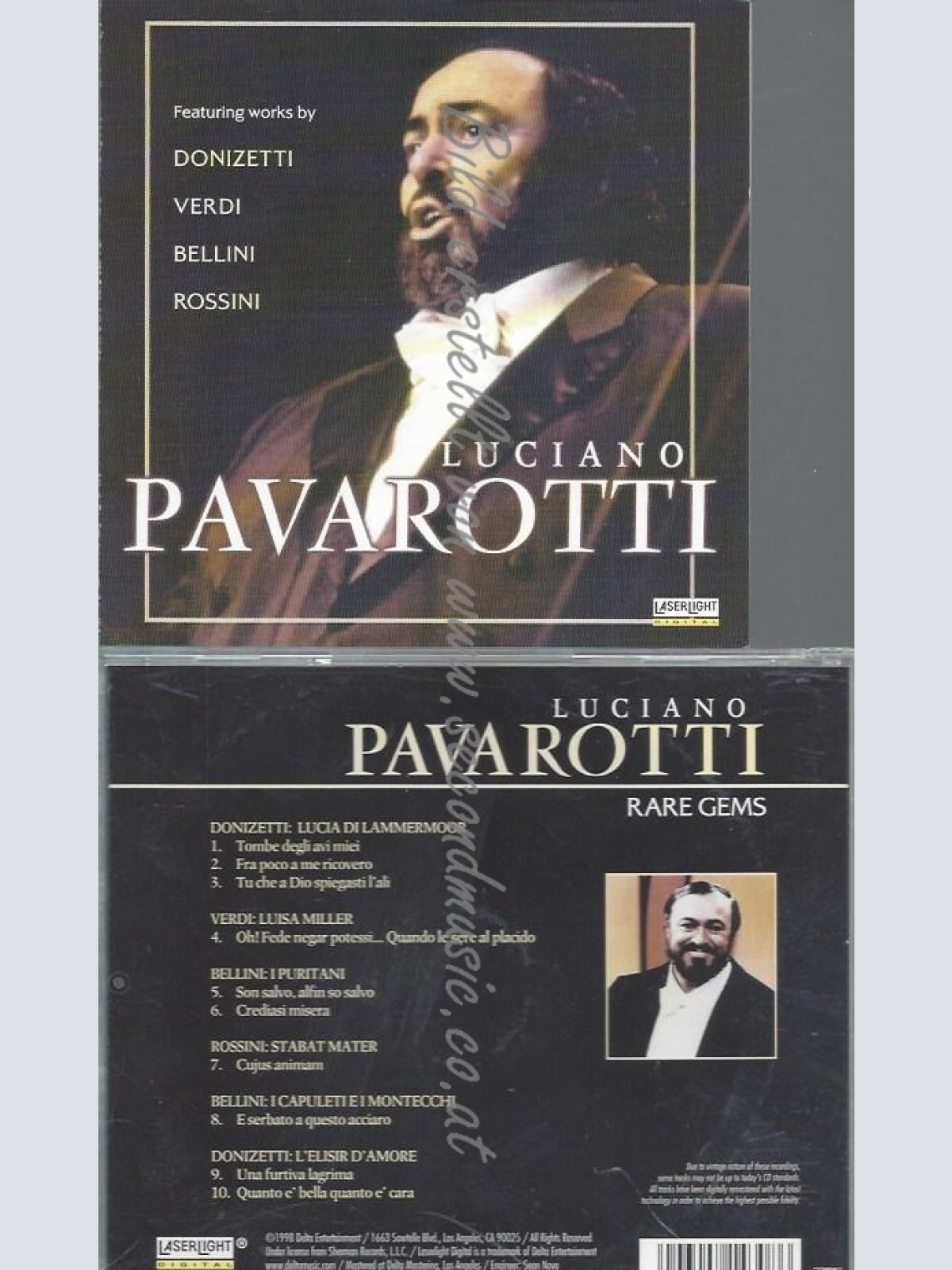 CD--LUCIANO PAVAROTTI--RARE GEMS