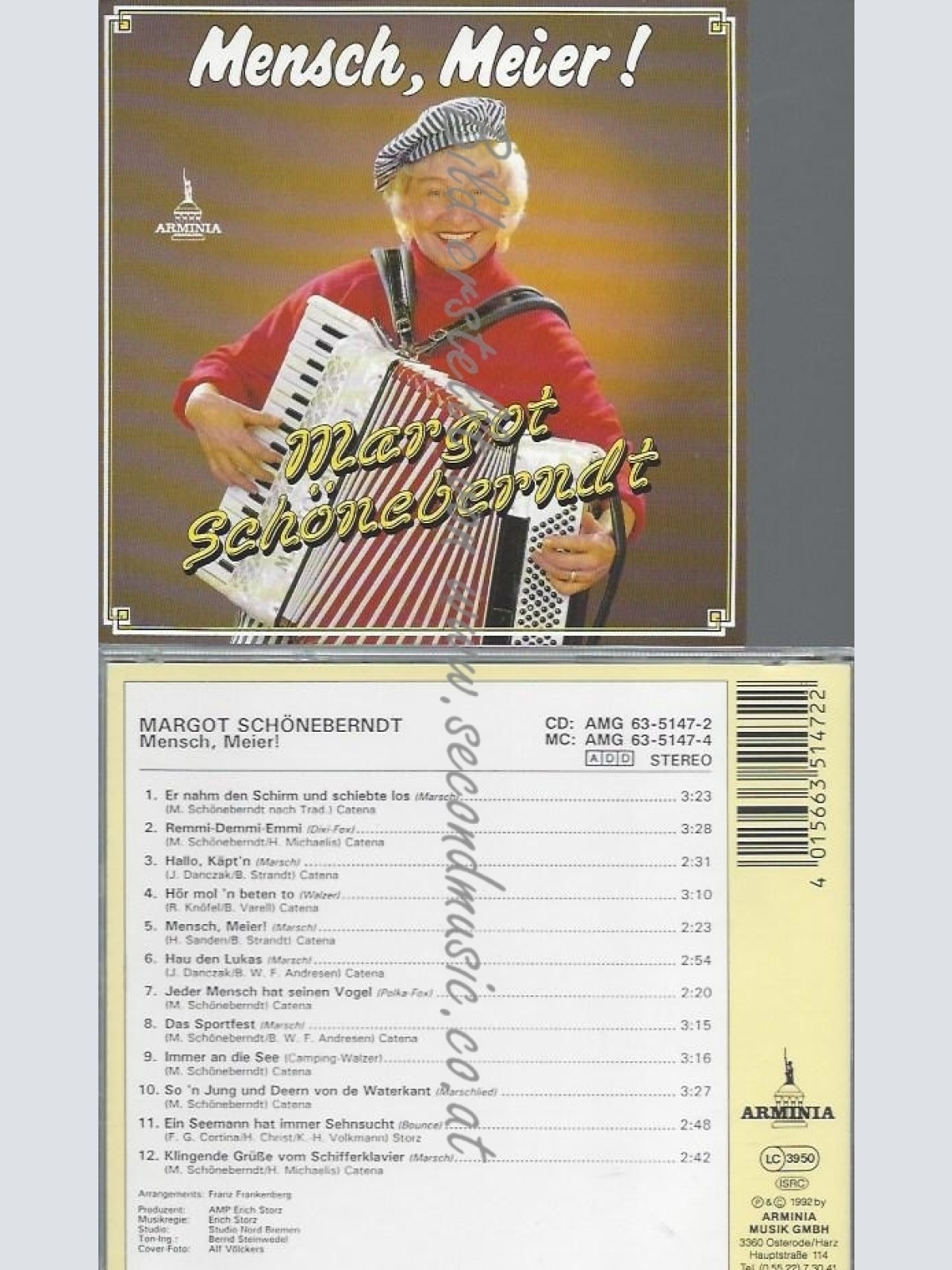 CD--MARGOT SCHÖNEBERNDT--MENSCH, MEIER!