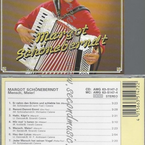 CD--MARGOT SCHÖNEBERNDT--MENSCH, MEIER!