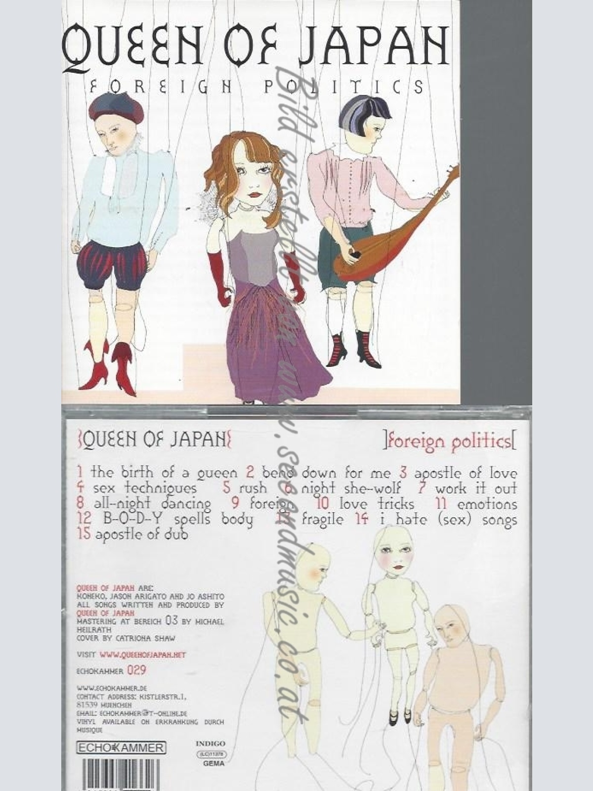 CD--QUEEN OF JAPAN--FOREIGN POLITICS