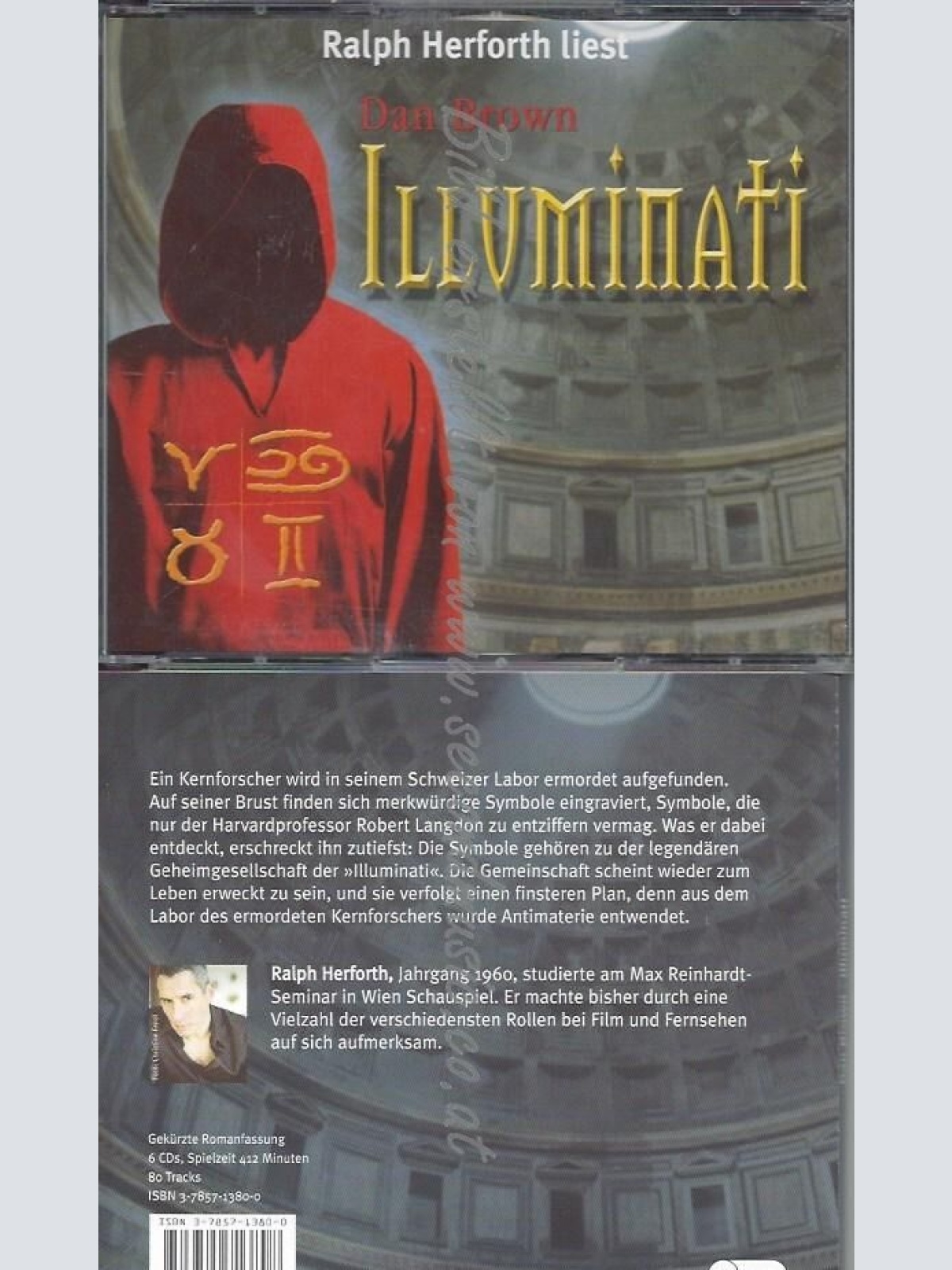 CD--RALPH HERFORTH/ DAN BROWN--ILLUMINATI - 6 CDS - GELESEN