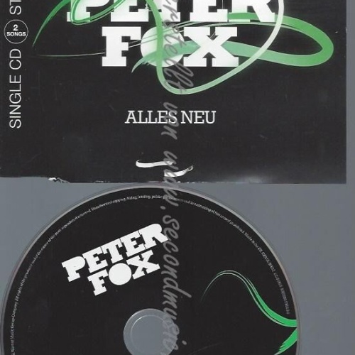 CD--PETER FOX--ALLES NEU -2TRACK- | SINGLE