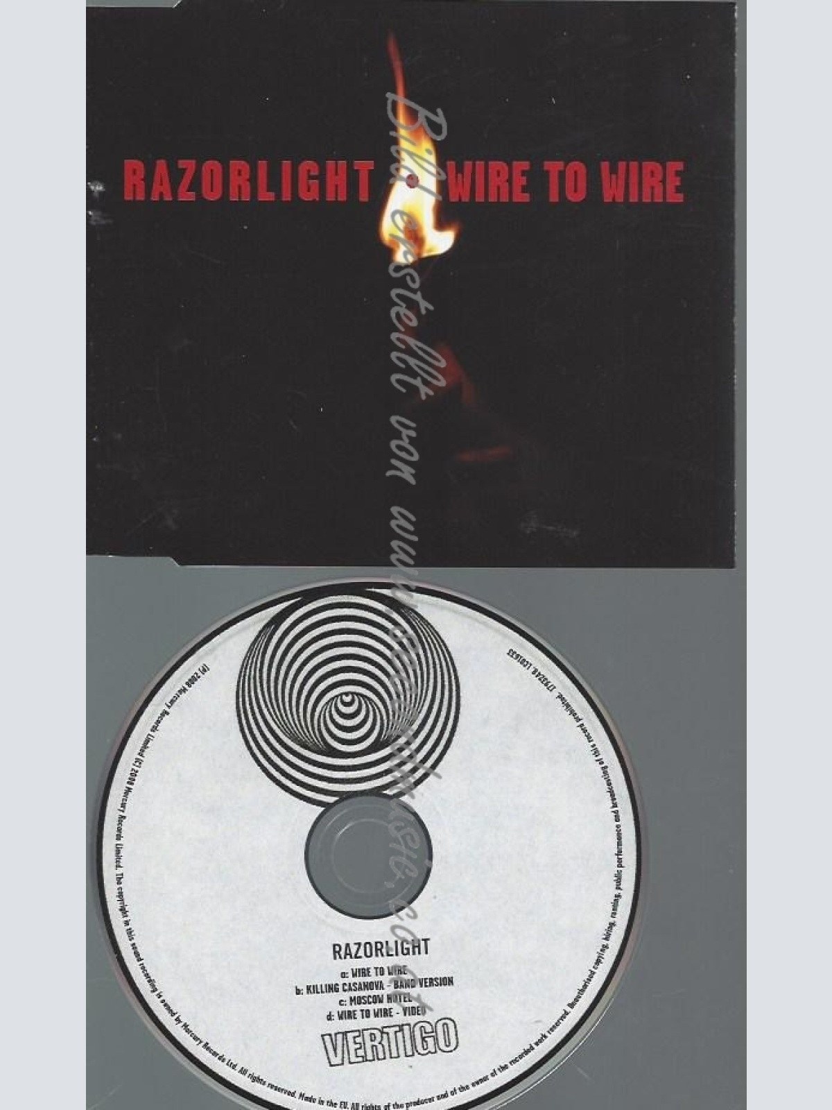 CD--RAZORLIGHT--WIRE TO WIRE | SINGLE