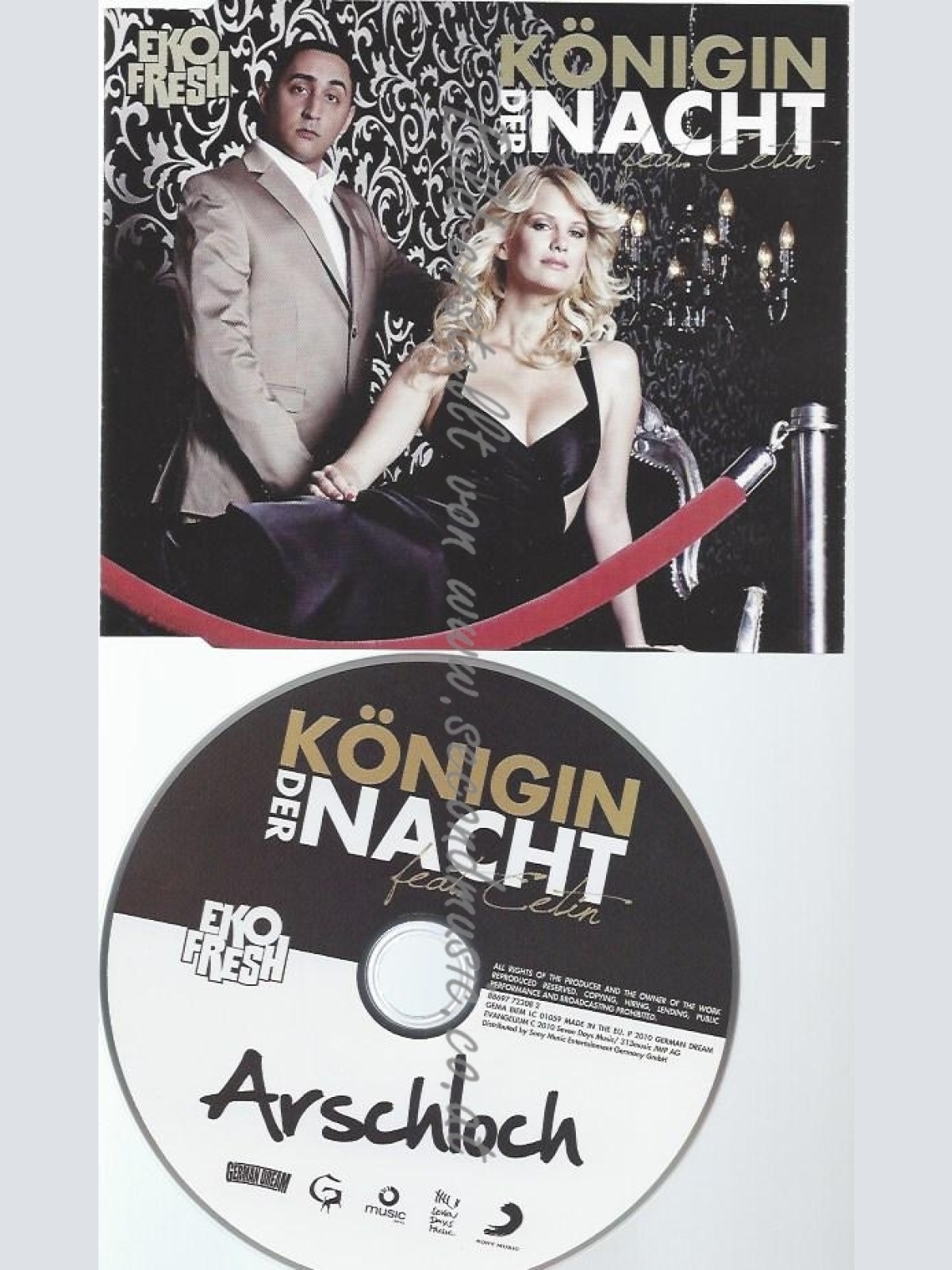 CD--RSCHLOCH | SINGLE/ EKO FRESH--KÖNIGIN DER NACHT