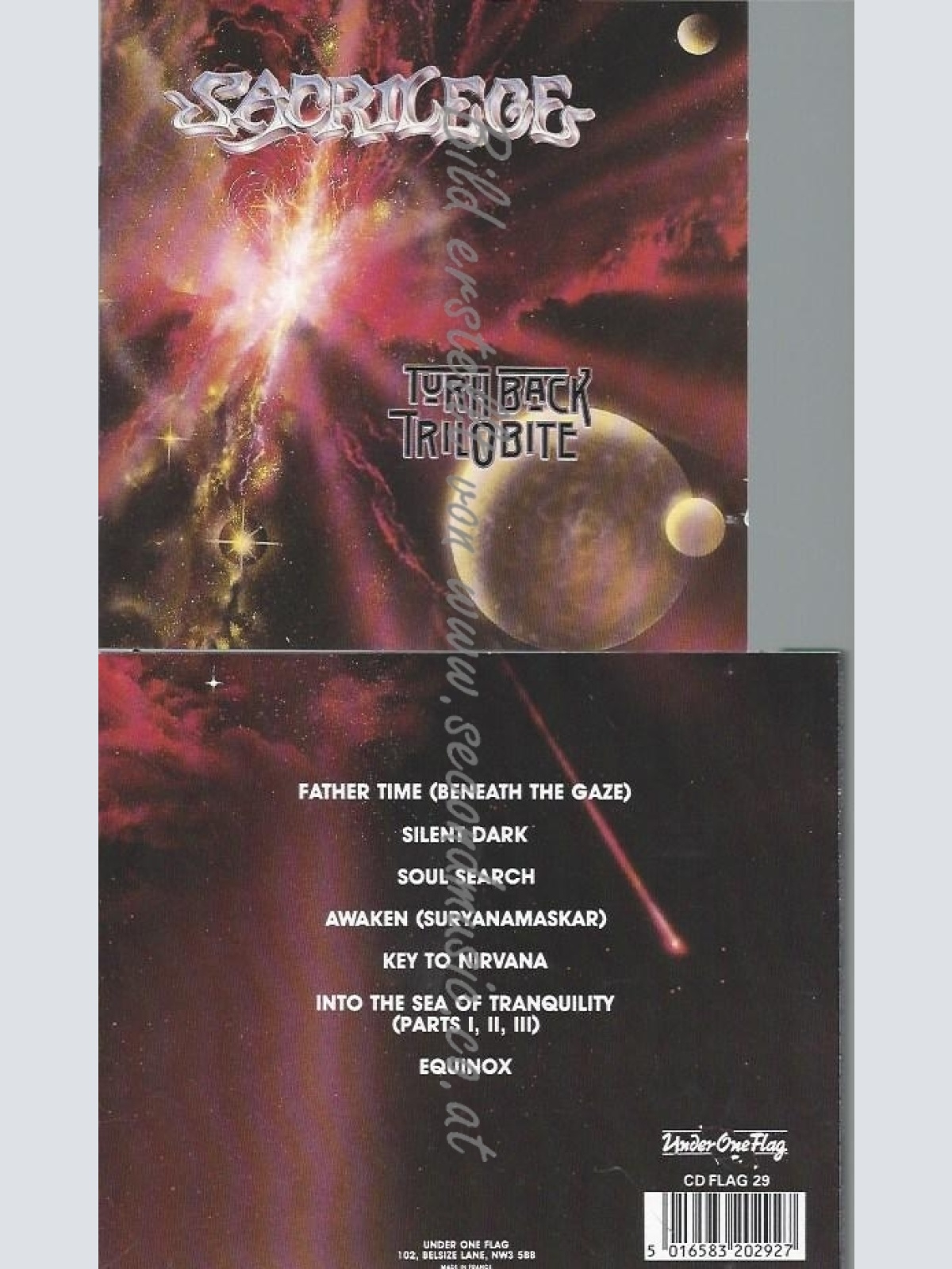 CD--SACRILEGE--TURN BACK TRILOBITE