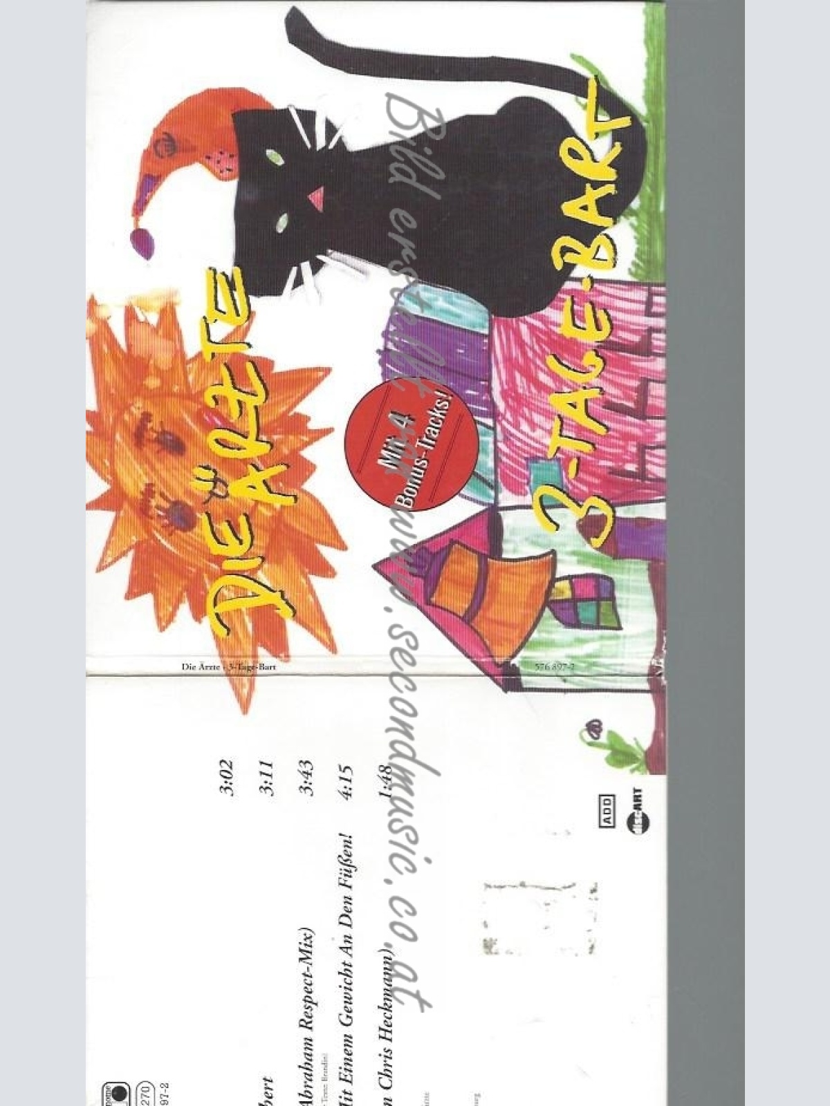 CD--ÄRZTE--3-TAGE-BART | SINGLE