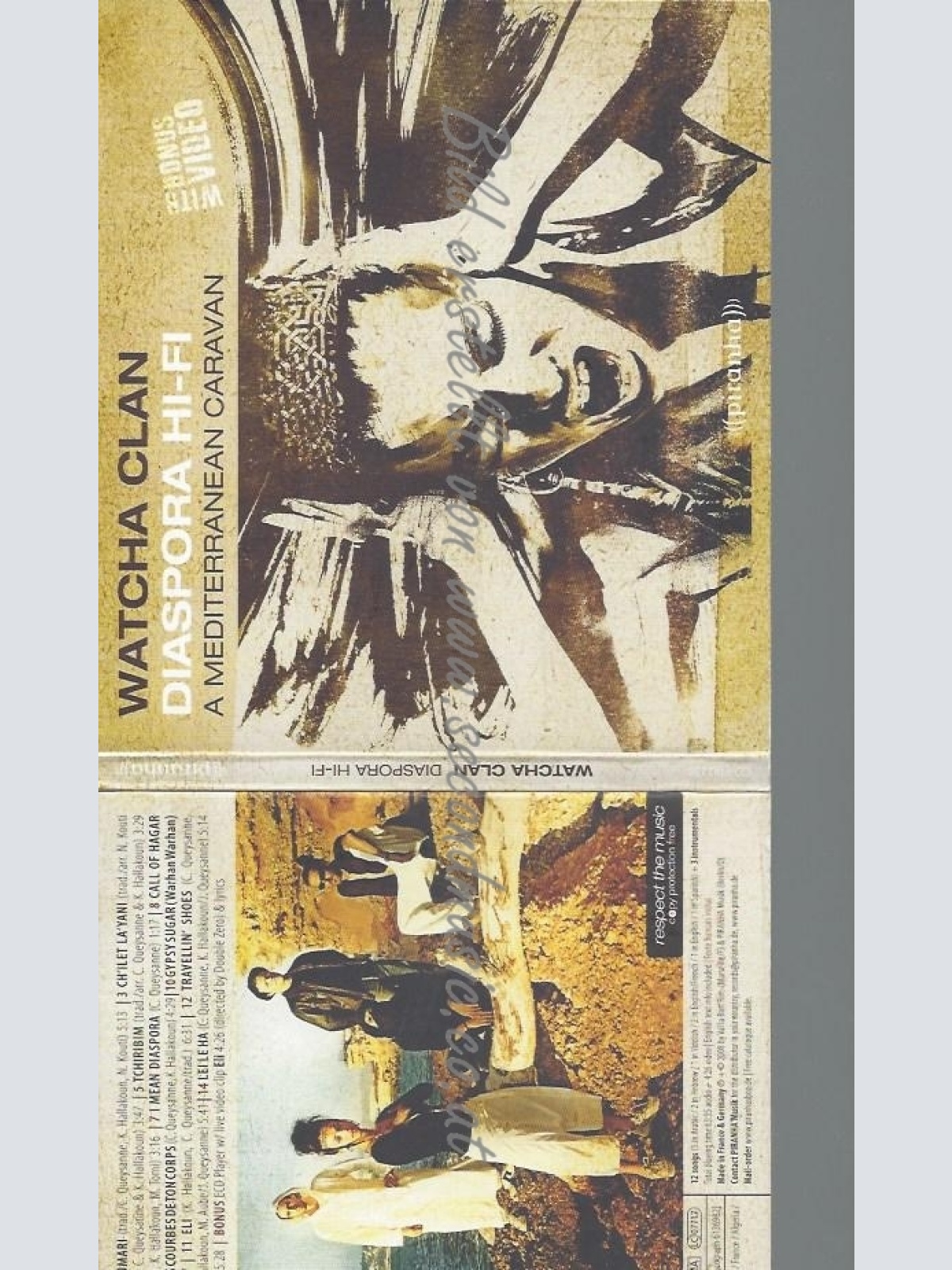 CD--WATCHA CLAN--DIASPORA HI-FI-A MEDITERRANEAN CARAVAN
