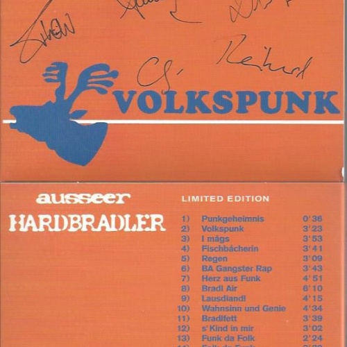CD--AUSSEER HARDBRADLER--VOLKSPUNK--MIT AUTOGRAMMEN