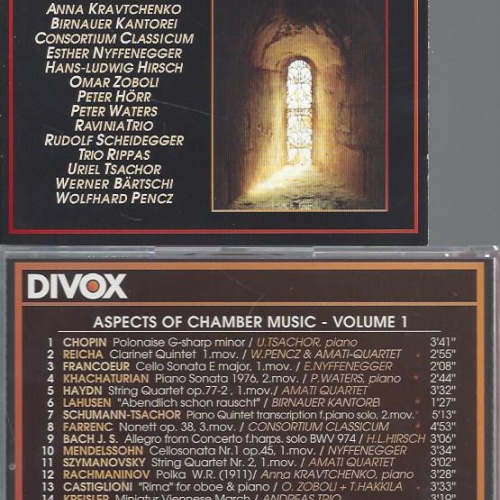 CD-ASPEKTE ZUR KAMMERMUSIK VOL 1