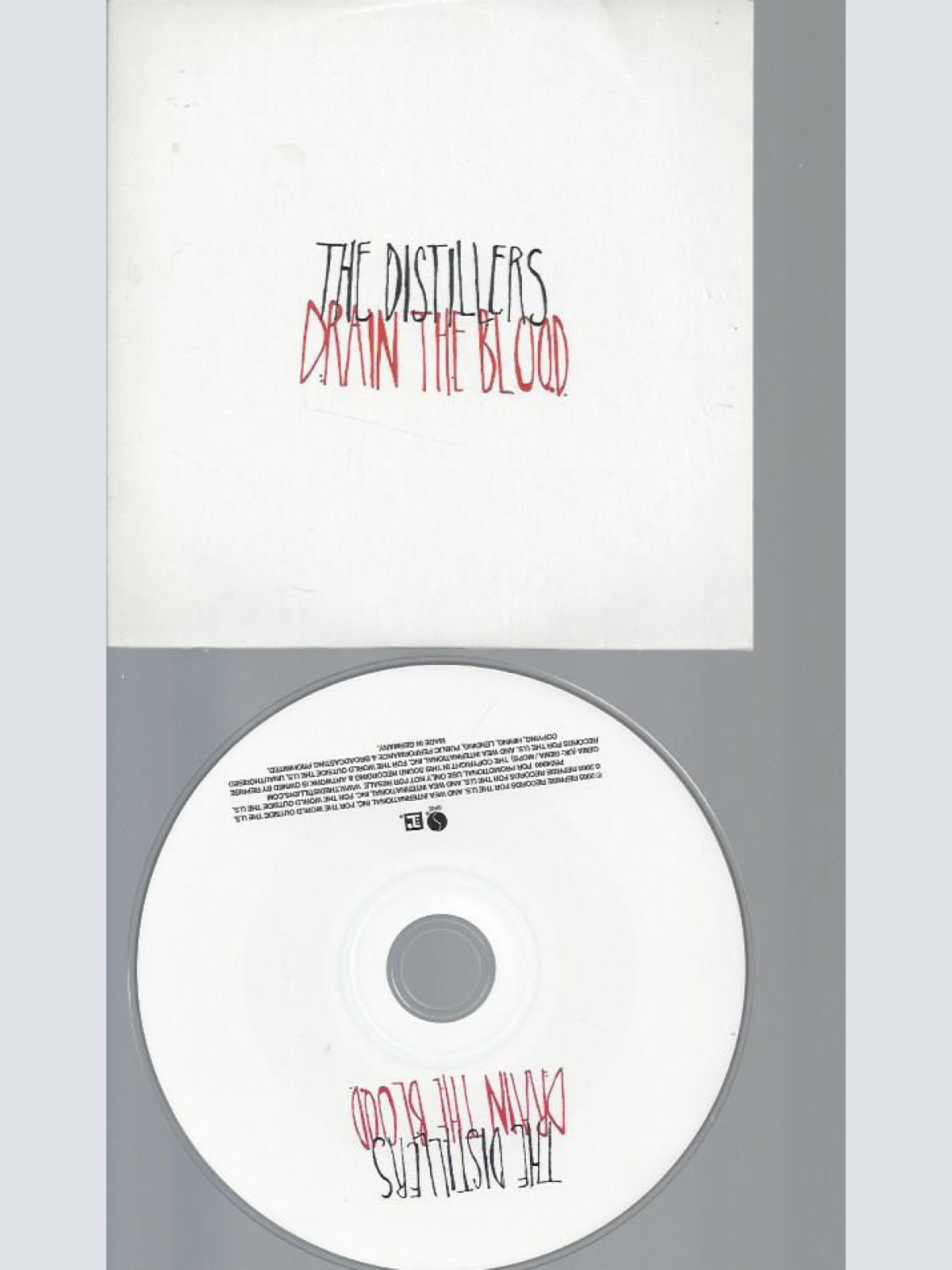 CD--THE DISTILLERS--DRAIN THE BLOOD  -PROMO