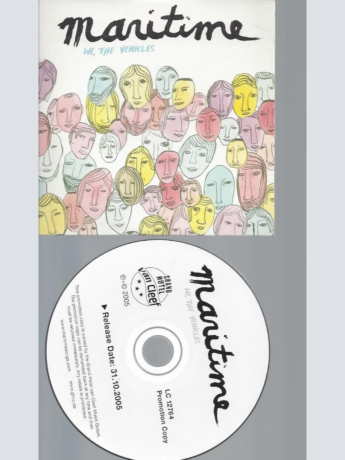 CD--MARITIME--WE THE VEHICLES   -PROMO