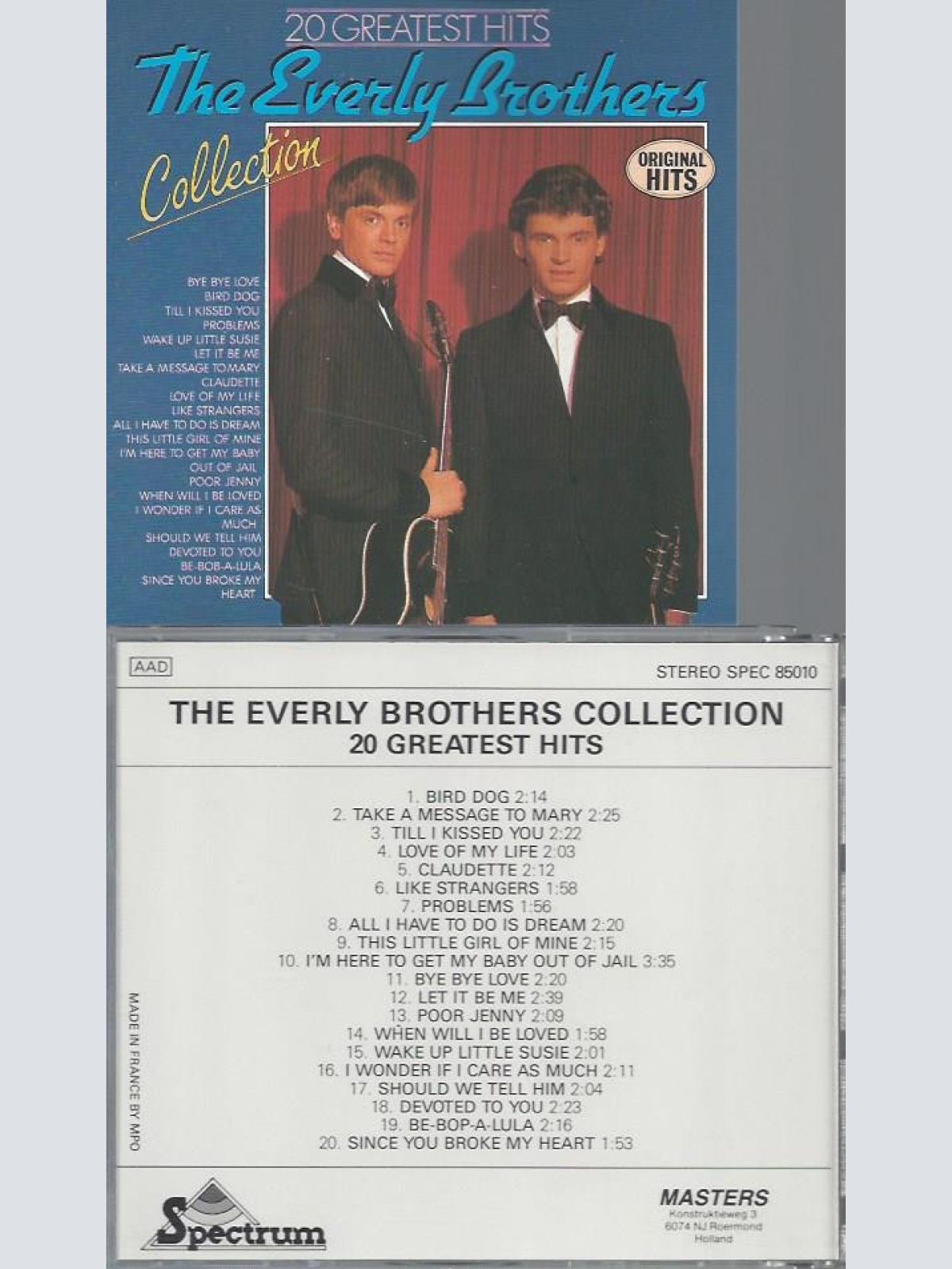 CD--THE EVERLY BROTHERS--20 GREATEST HITS--COLLECTION