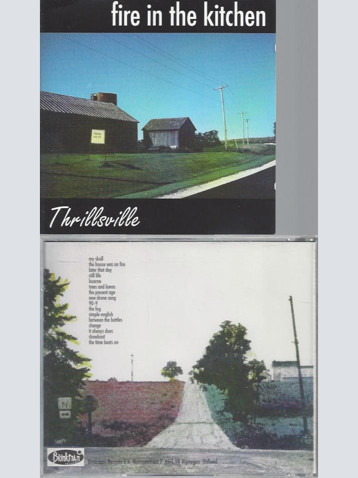 CD--THRILLSVILLE--FIRE IN THE KITCHEN
