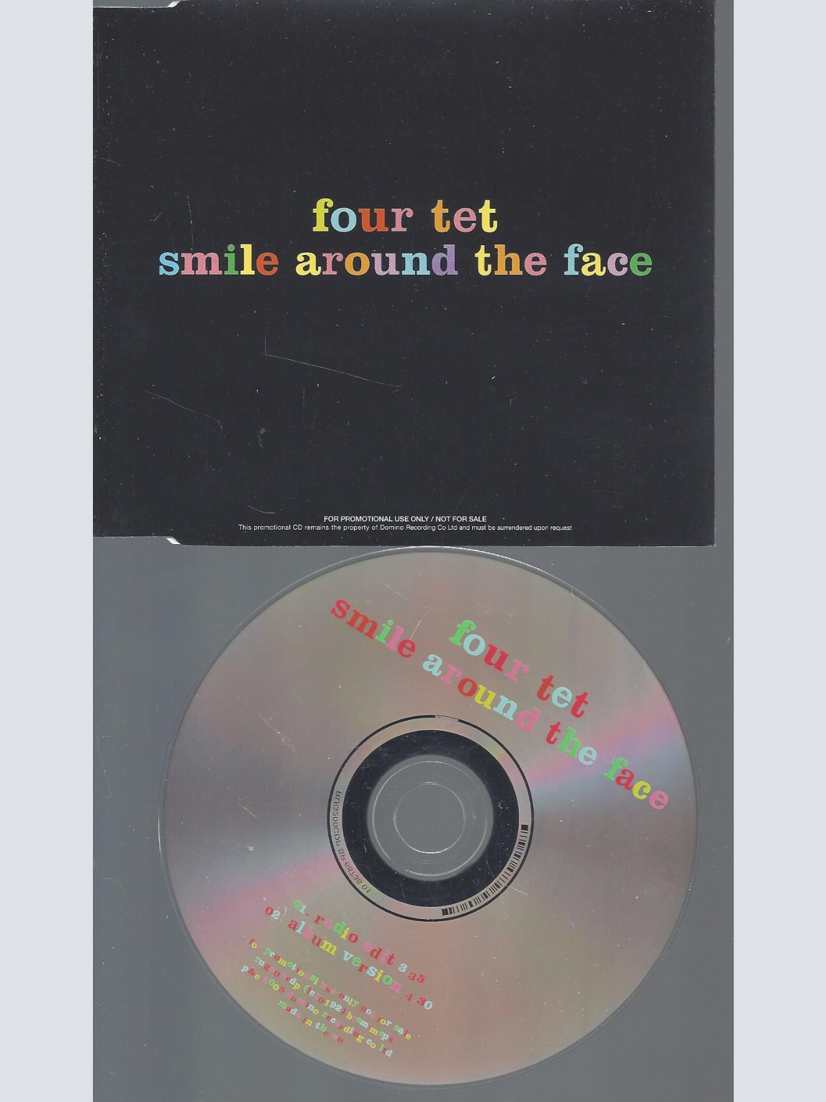 CD--FOUR TET SMILE AROUND THE FACE--PROMO