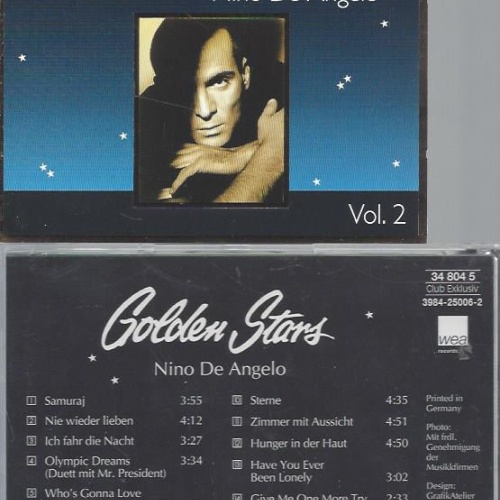 CD--NINO DE ANGELO --VOL 2--GOLDEN STARS