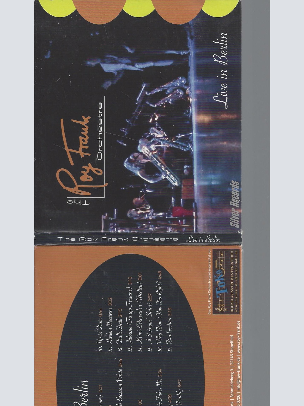 CD--THE ROY FRANK ORCHESTRA LIVE IN BERLIN