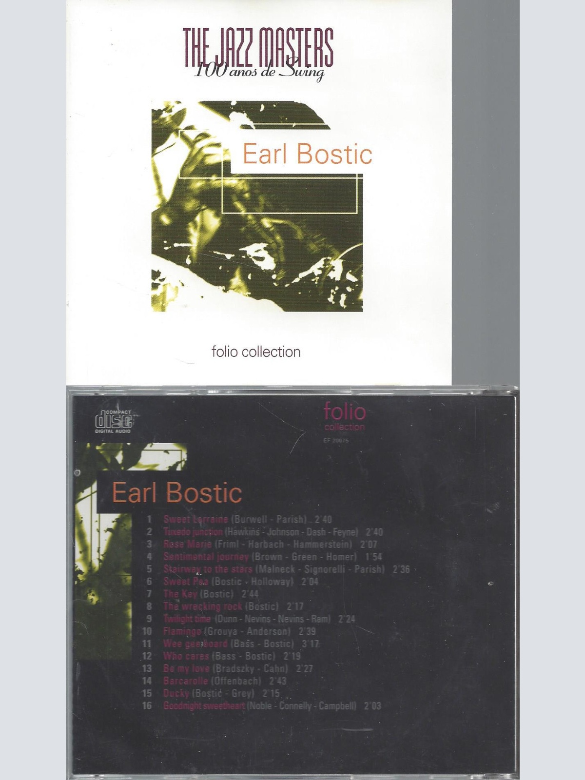 CD--EARL BOSTIC--THE JAZZ MASTERS