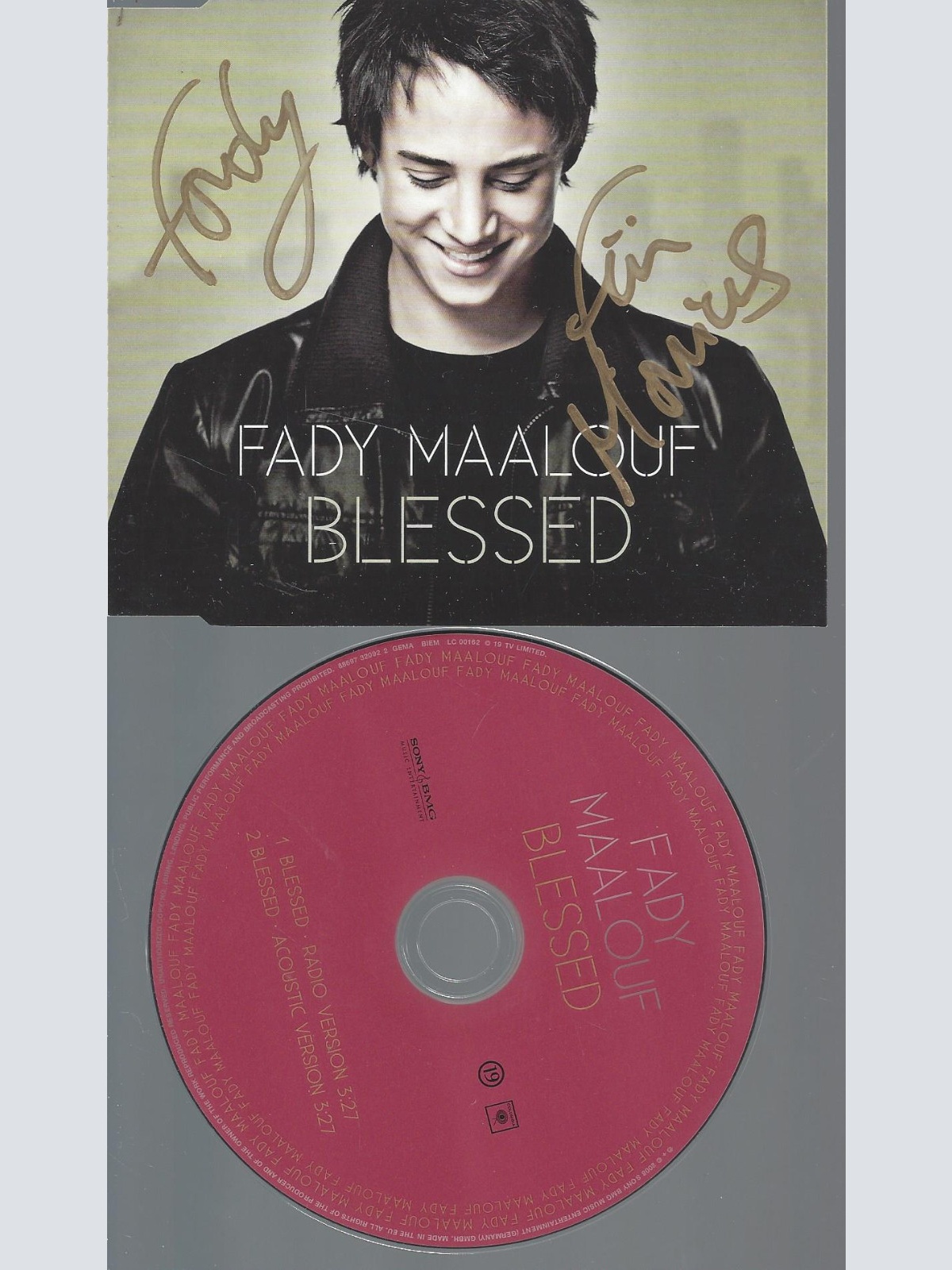 CD-FADY MAALOUF--BLESSED --MIT AUTOGRAMM