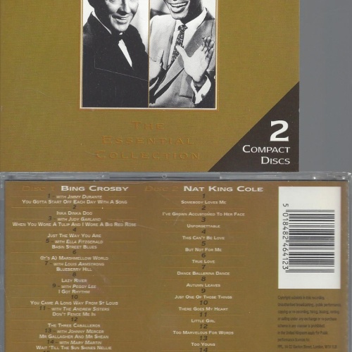 CD-BING CROSBY NAT KING COLE THE ESSENTIAL COLLECTION