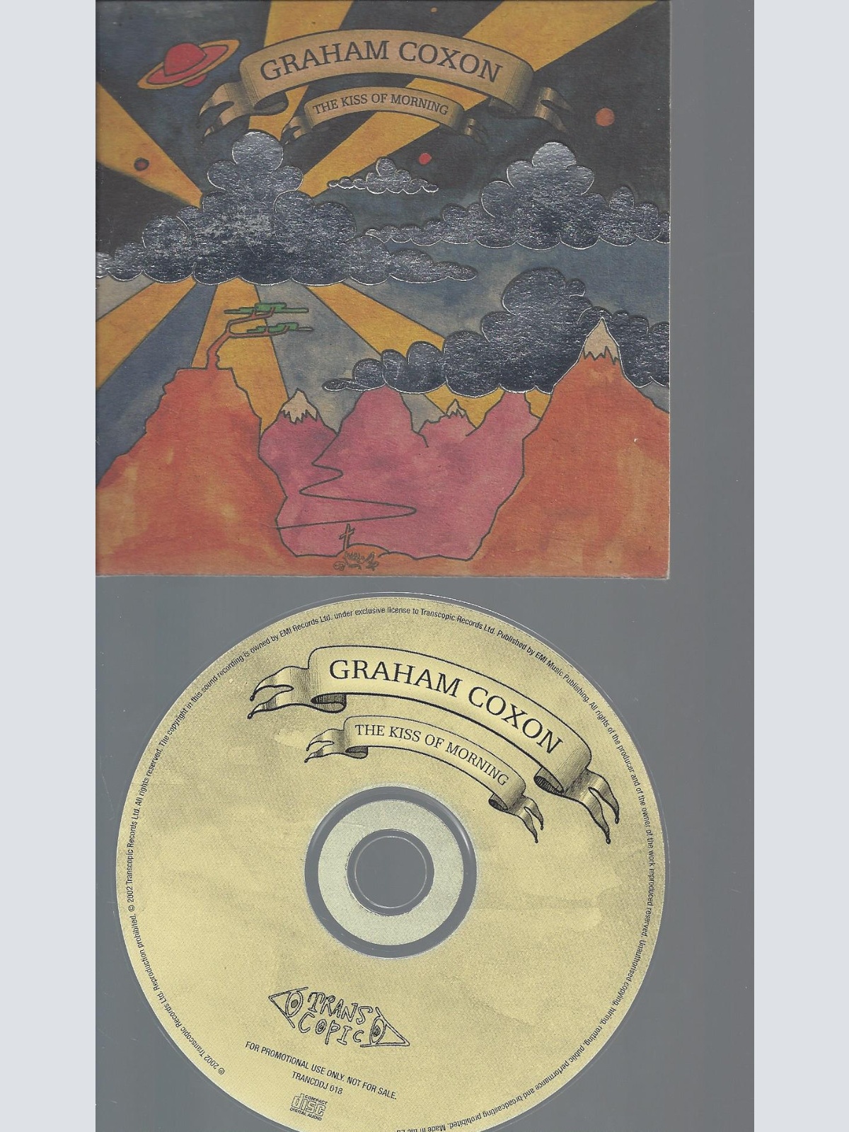 CD--GRAHAM COXON THE KISS OF MORNING--PROMO