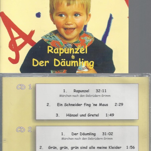 CD--DIE SCHÖNSTEN MÄRCHEN UND KINDERLIEDER --RAPUNZEL--DER DÄUMLING