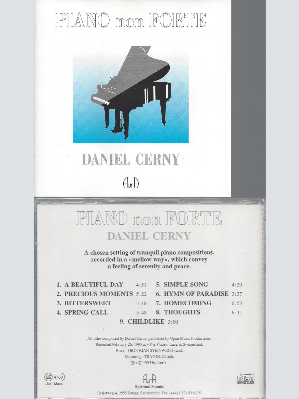 CD-DANIEL CERNY PIANO NON FORTE