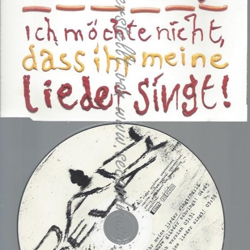 CD--JAN DELAY--ICH MÖCHTE NICHT, DASS IHR MEINE LIEDER SINGT! | SINGLE
