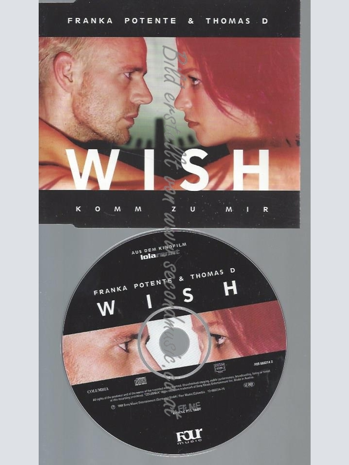 CD--FRANKA POTENTE FEAT. THOMAS D--WISH -KOMM ZU MIR- | SINGLE